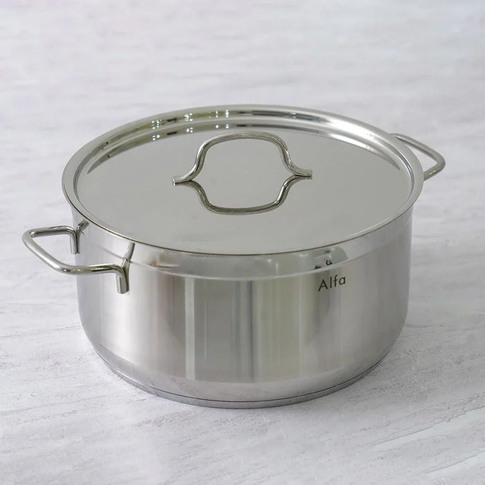 Alfa 14-Piece Stainless Steel Cookware Set