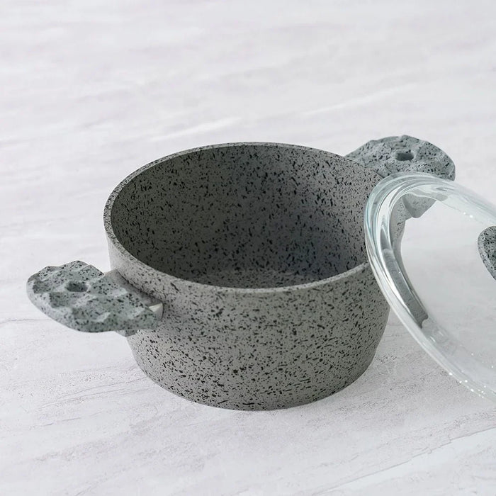 Alfa 9-Piece Swiss Stone Granite Cookware Set - Volcanic - 4MM