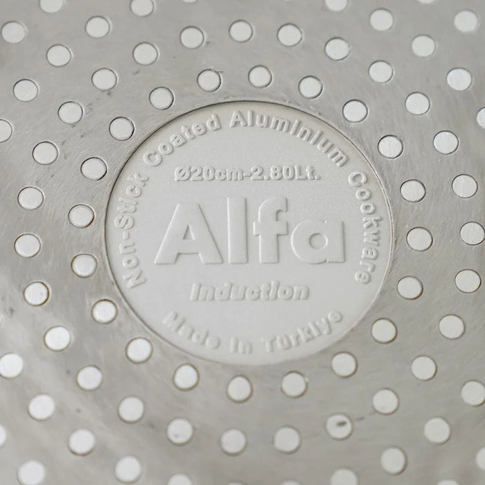 Alfa 9-Piece Swiss Stone Granite Cookware 4MM- Sand Stone