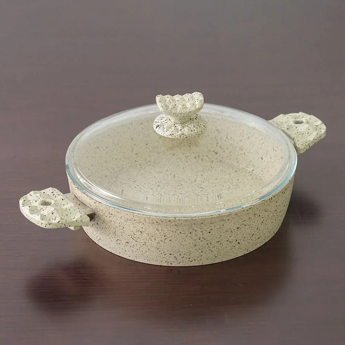 Alfa 9-Piece Swiss Stone Granite Cookware 4MM- Sand Stone