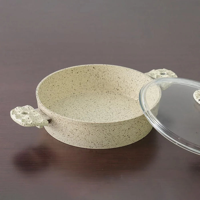Alfa 9-Piece Swiss Stone Granite Cookware 4MM- Sand Stone