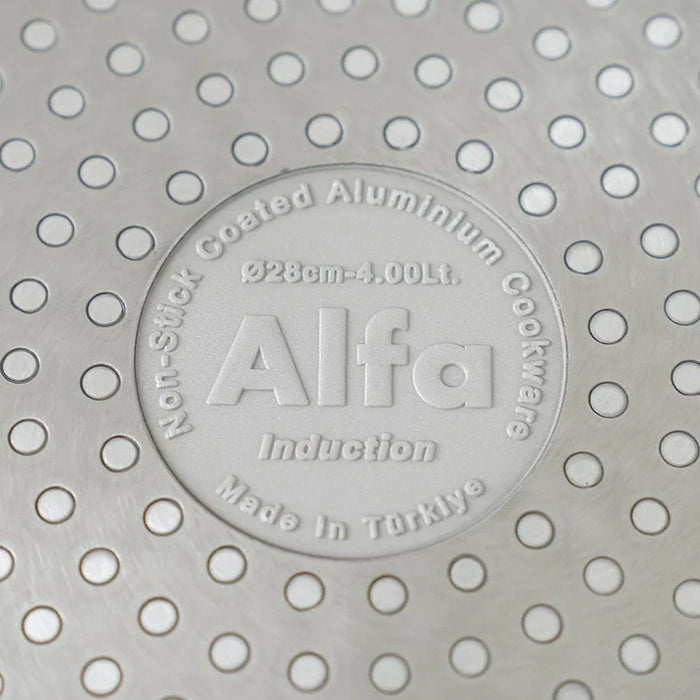 Alfa 9-Piece Swiss Stone Granite Cookware 4MM- Sand Stone