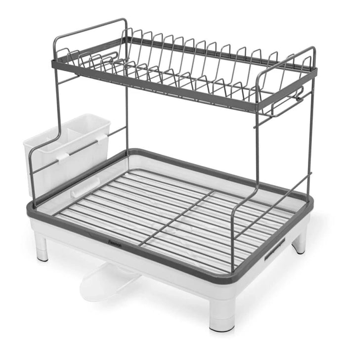 Fissman 2-Tier Dish Drying Rack 48x3200X3008cm (Stainless Steel, Plastic)