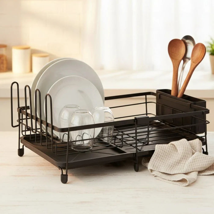 Fissman Extendable Dish Drying Rack 51x31x14 (Stainless Steel, Plastic)