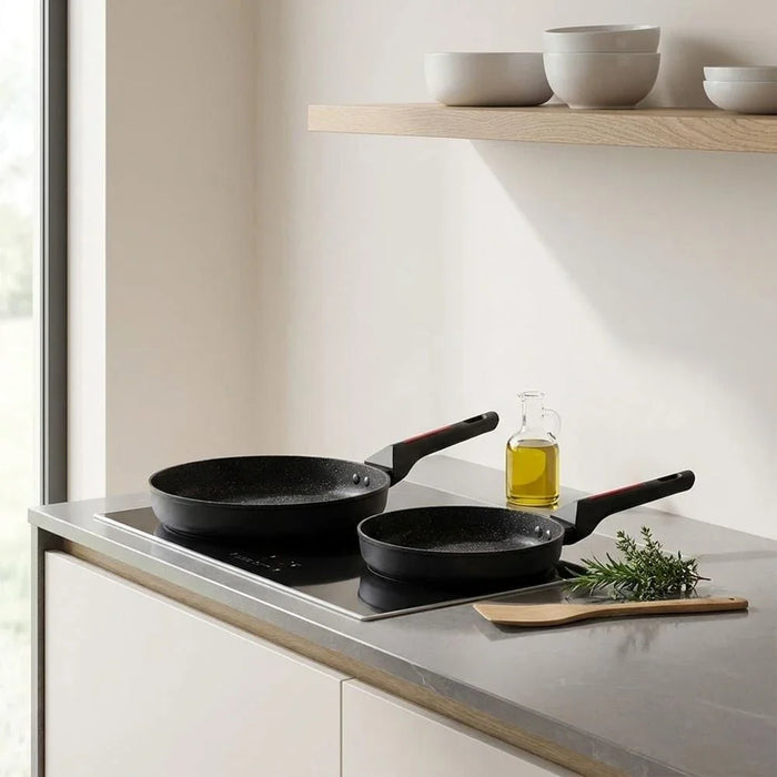 Fissman Set Of 2 Frying Pans Marbella 20X4.5 Cm And 26X5.5 Cm (Aluminium With Non-Stick Coating)  10036