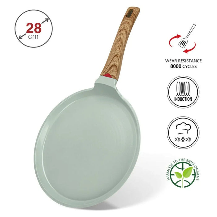 Fissman Crepe Pan Cameo 28 Cm (Cast Aluminium With Non-Stick Coating) Ñ 10035