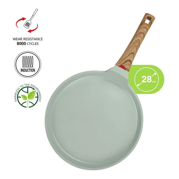 Fissman Crepe Pan Cameo 28 Cm (Cast Aluminium With Non-Stick Coating) Ñ 10035