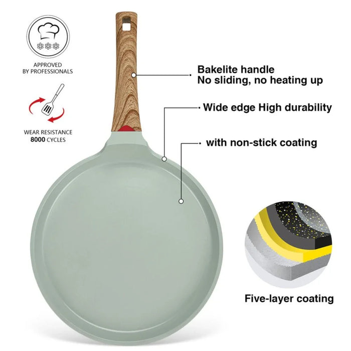 Fissman Crepe Pan Cameo 28 Cm (Cast Aluminium With Non-Stick Coating) Ñ 10035