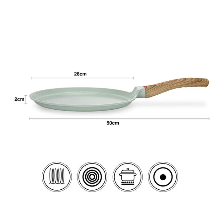 Fissman Crepe Pan Cameo 28 Cm (Cast Aluminium With Non-Stick Coating) Ñ 10035