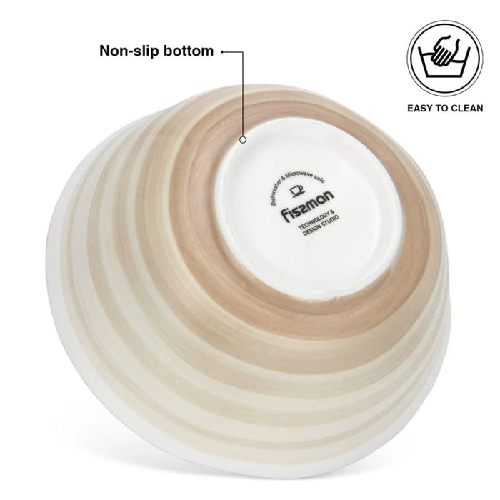 Fissman Set Of 2 Bowls Glide 16 Cm (Porcelain)  10024