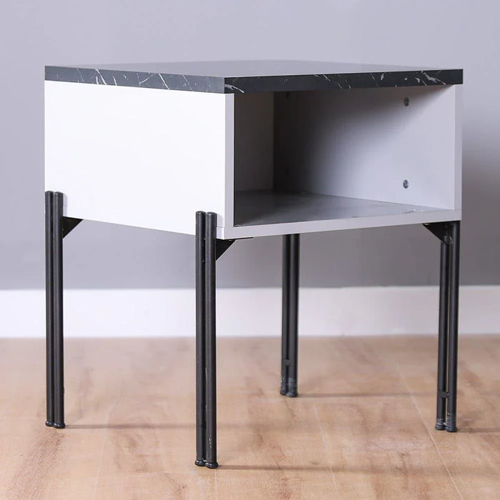 Form End Table - Black/Grey - With 2-Year Warranty