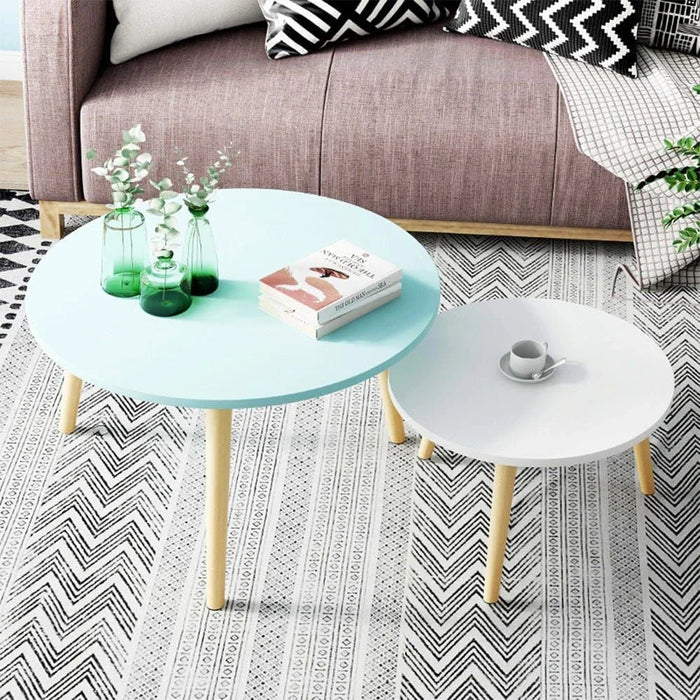 Vito Coffee Table-Set of 2-White