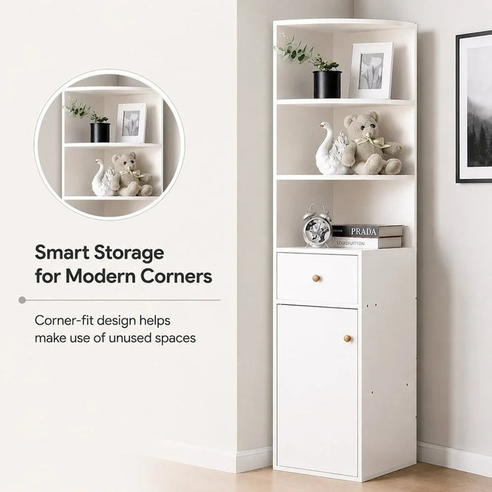 Adelin Display Cabinet-White