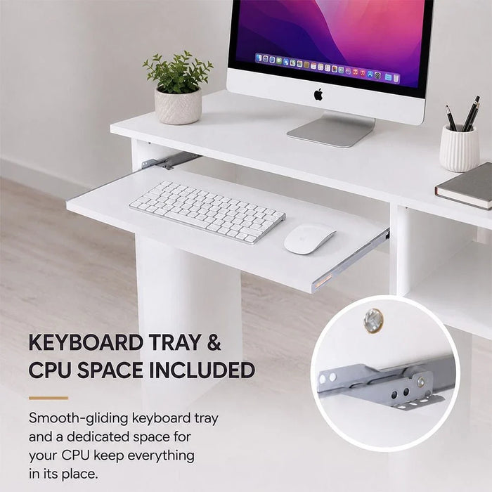 Amity Office Table-White