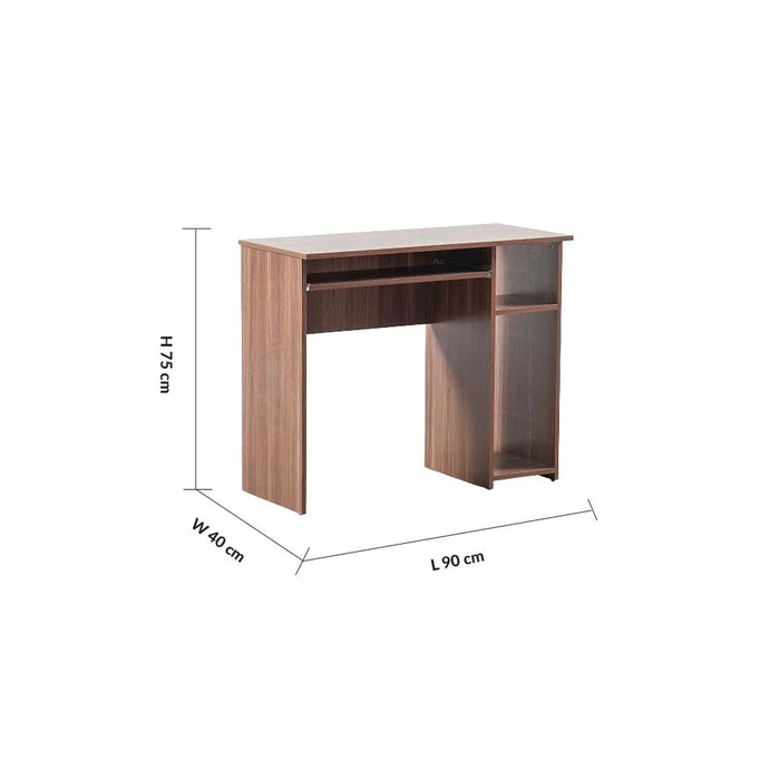 Amity Office Table-Walnut
