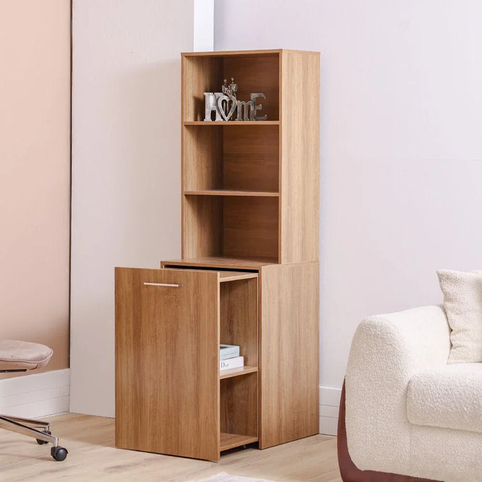 Ivana Multifunctional Office Desk-Almond