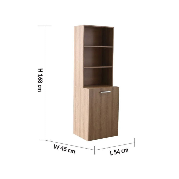 Ivana Multifunctional Office Desk-Almond