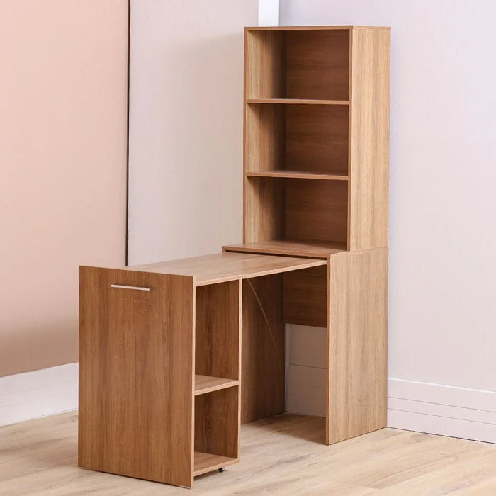 Ivana Multifunctional Office Desk-Almond