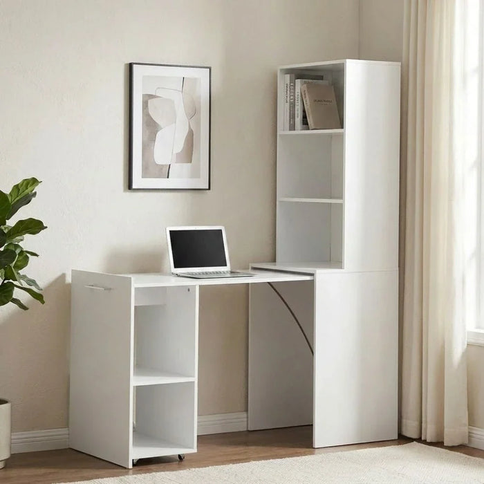 Ivana Multifunctional Office Desk-White