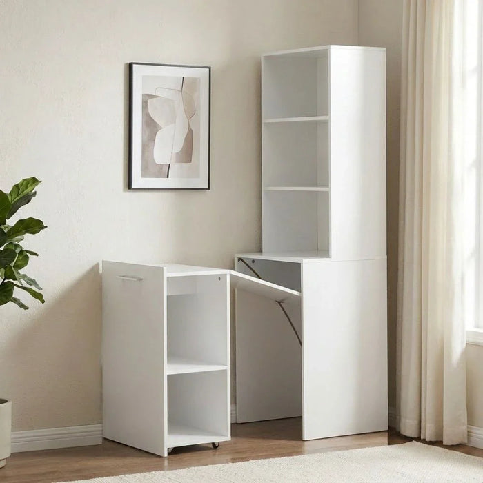 Ivana Multifunctional Office Desk-White