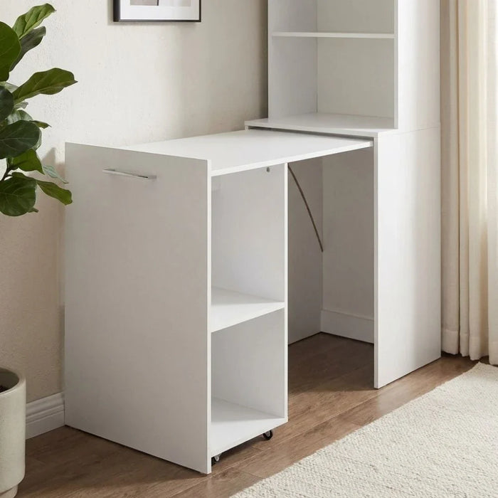 Ivana Multifunctional Office Desk-White