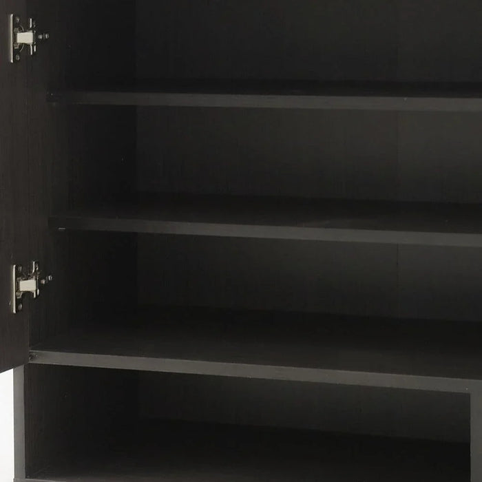 Bill 3 Door & 3 Drawer Shoe Cabinet 22 pairs- Wenge/Oak