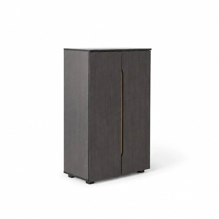 Bill 2 Door Shoe Cabinet 22 pairs-Wenge/Oak