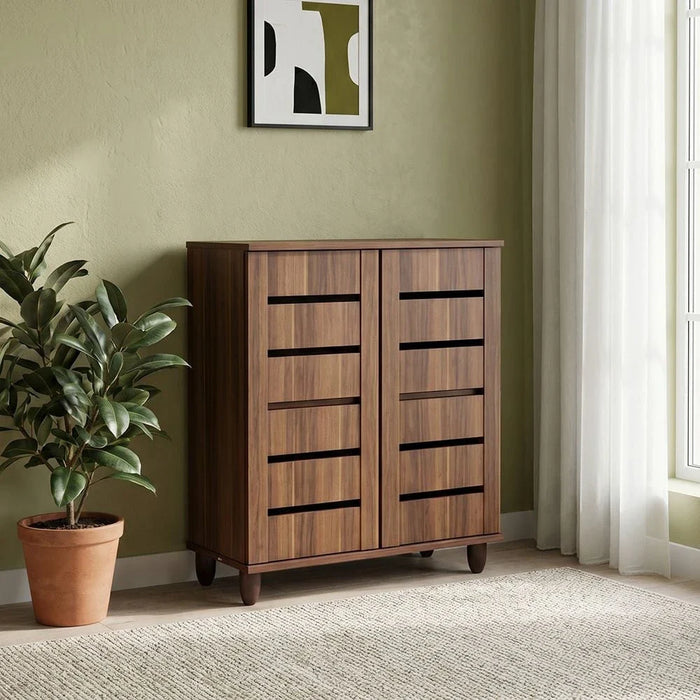 Ricky 14-Pair Shoe Cabinet