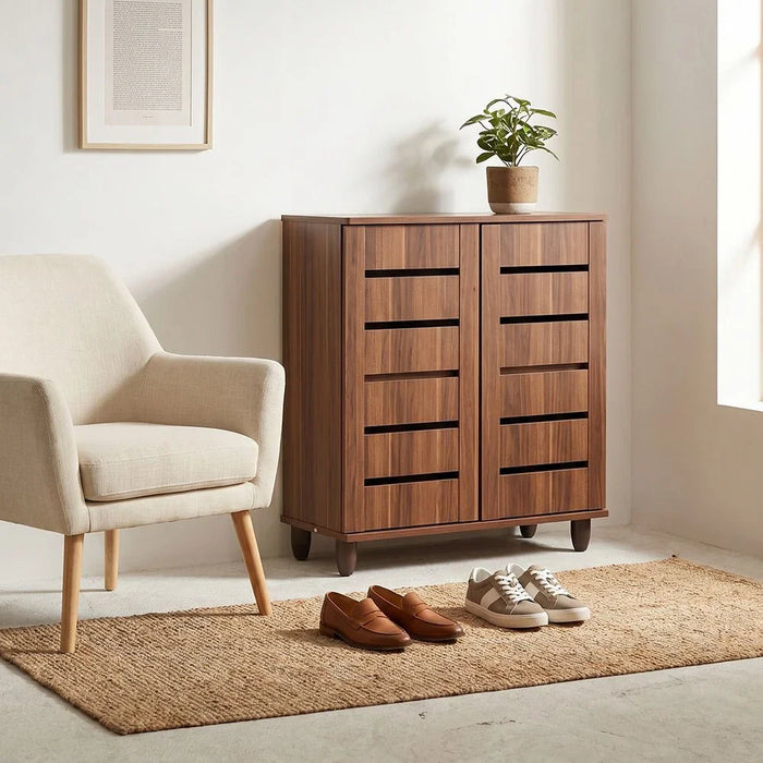 Ricky 14-Pair Shoe Cabinet