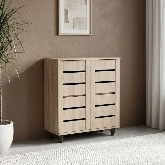 Ricky 14-Pair Shoe Cabinet