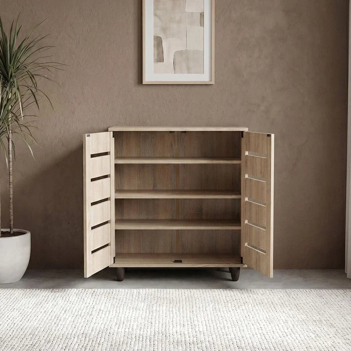 Ricky 14-Pair Shoe Cabinet