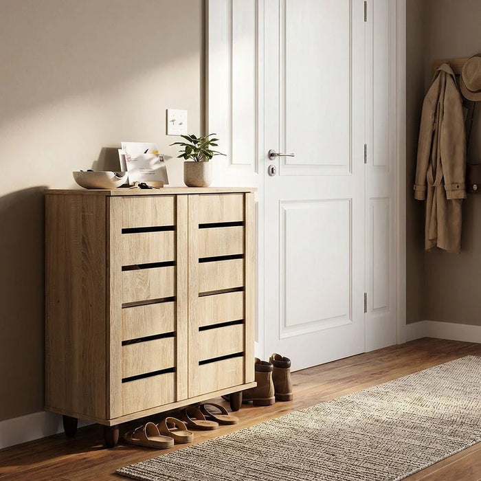 Ricky 14-Pair Shoe Cabinet