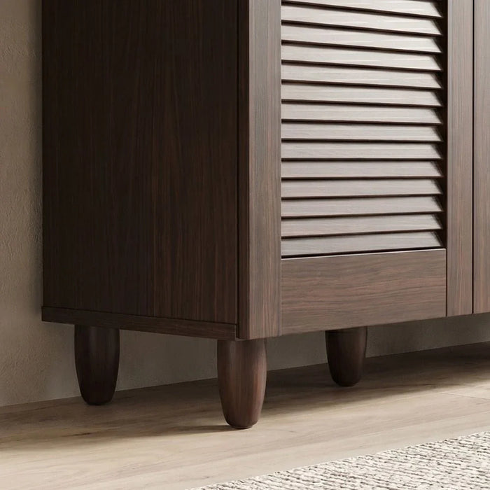 Niva 3 Door Shoe Cabinet For 14 Pairs - Walnut