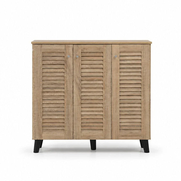 Alfa 3 Door Shoe Cabinet For 14 Pairs- Sonoma Oak