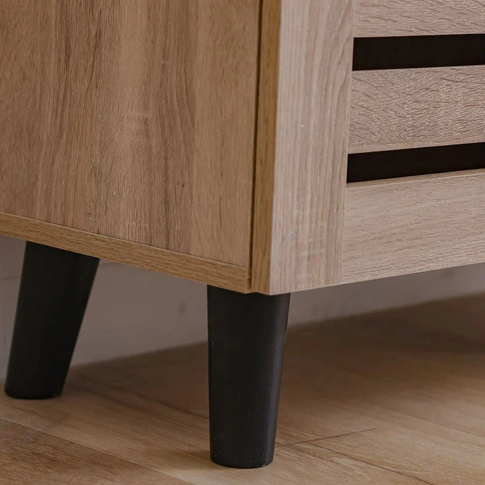 Jax 3 Door Shoe Cabinet For 14 Pairs - Sonoma Oak