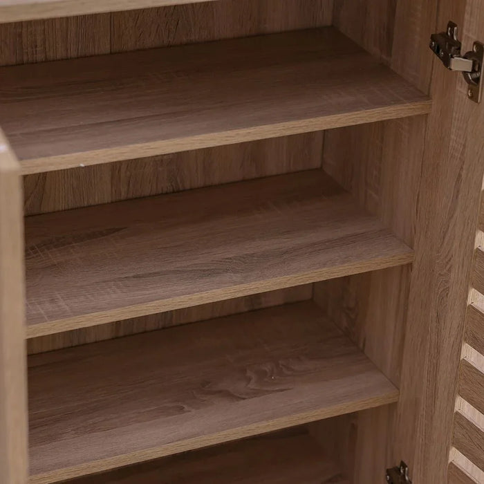 Jax 3 Door Shoe Cabinet For 14 Pairs - Sonoma Oak