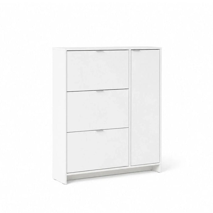 Apia 24-Pair Shoe Cabinet - White - With 2-Year Warranty