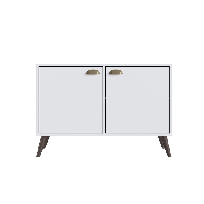 Skitty 2-Door Cabinet-White-With 2-Year Warranty