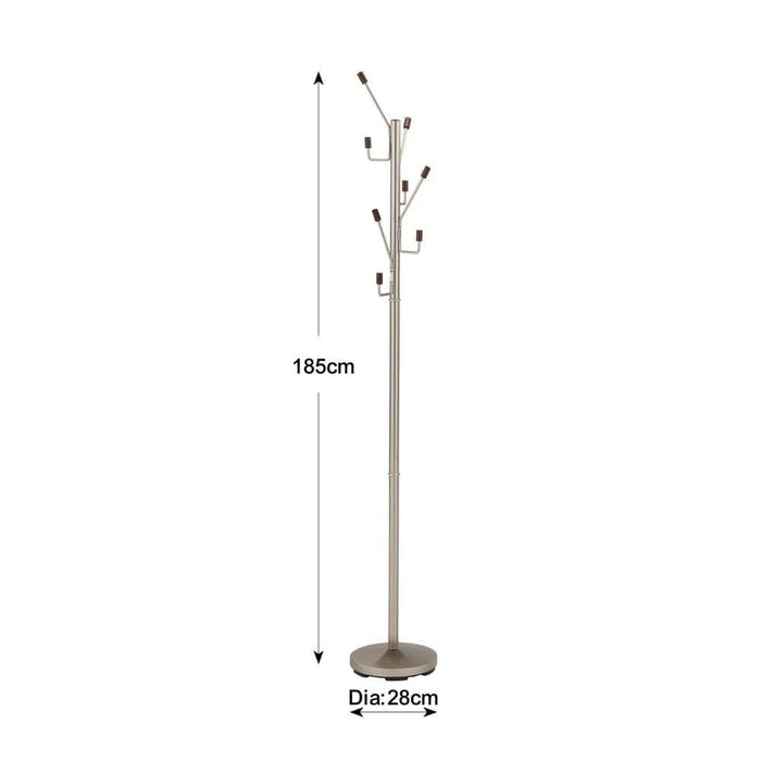 Barak Coat Hanger-Satin Nickel