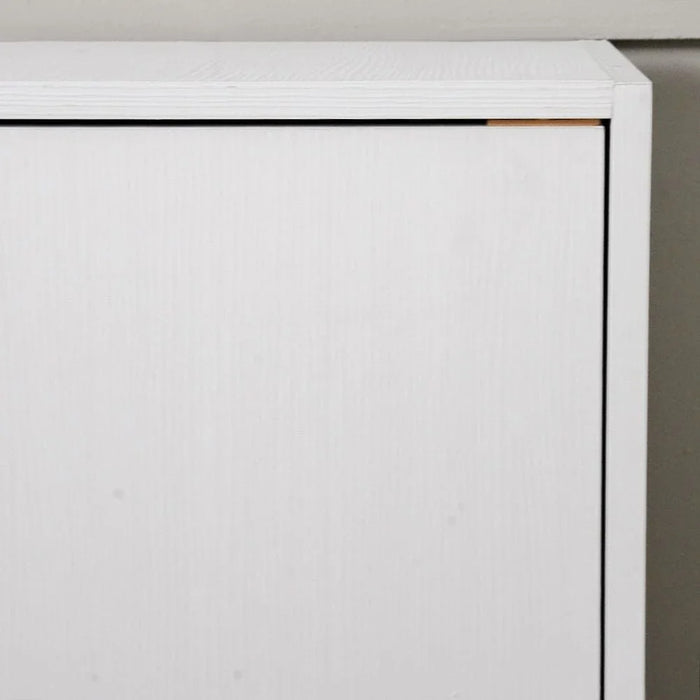 Carlotta 3-Door Storage Cabinet - White - With 2-Year Warranty
