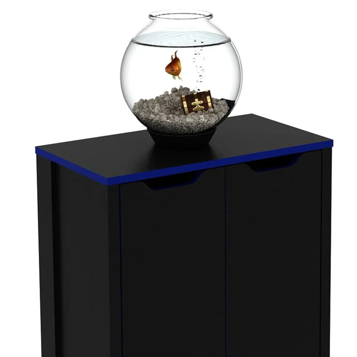Atlaz Storage Cabinet with 2 Doors-Blue/Black-With 2-Year Warranty