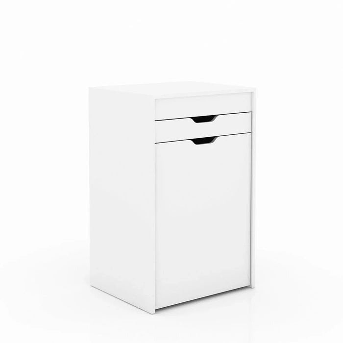 Eldon Compact Dressing Table with Drawer and Storage in Seat - White - With 2-Year Warranty