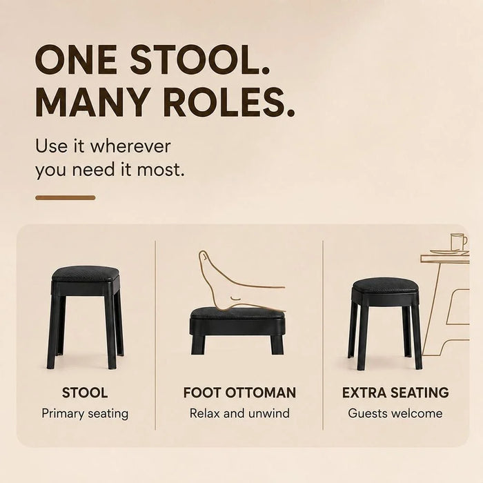 Marius Stool - Black