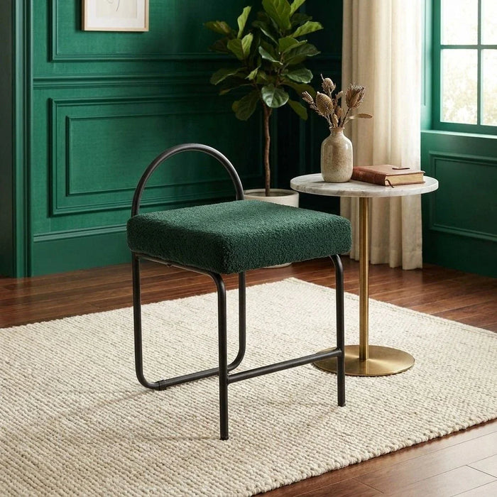 Hanner Stool - Green/Black - With 2-Year Warranty