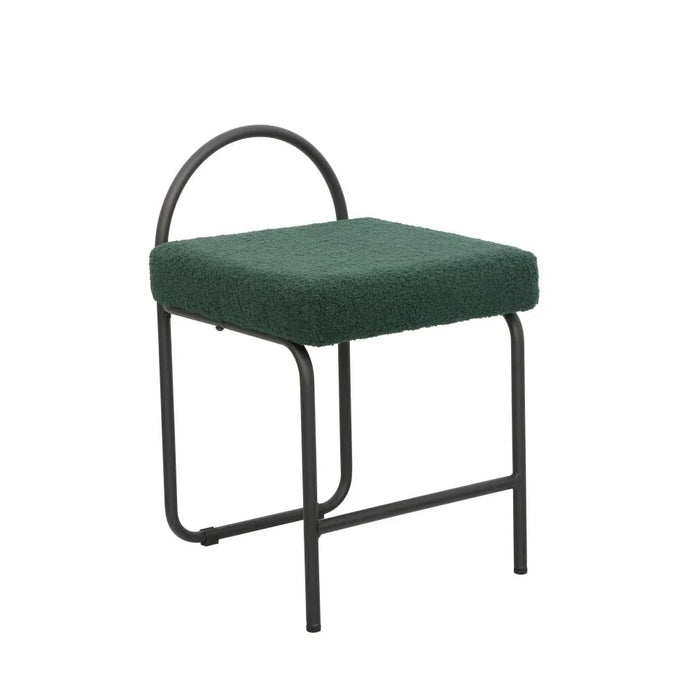 Hanner Stool - Green/Black - With 2-Year Warranty