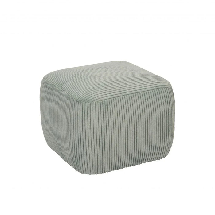 Lizza Square Ottoman- Sage Blue