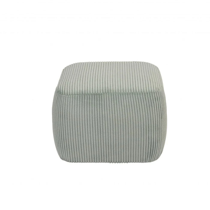 Lizza Square Ottoman- Sage Blue