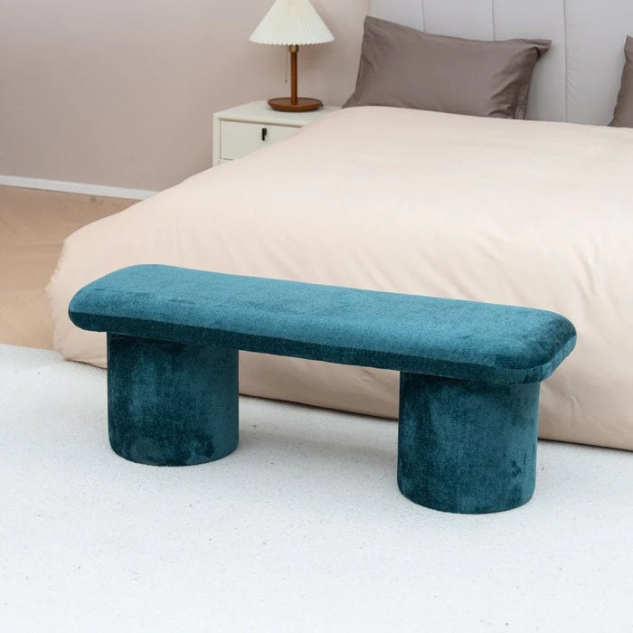 Murano Bench- Teal Blue