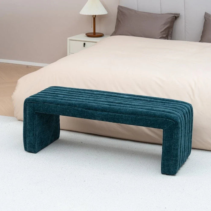 Lizza Bench- Teal Blue