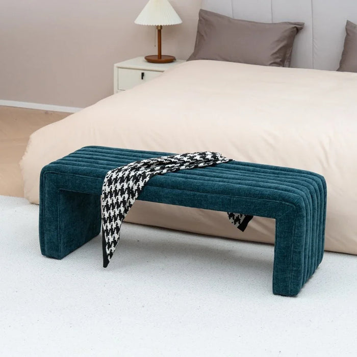 Lizza Bench- Teal Blue